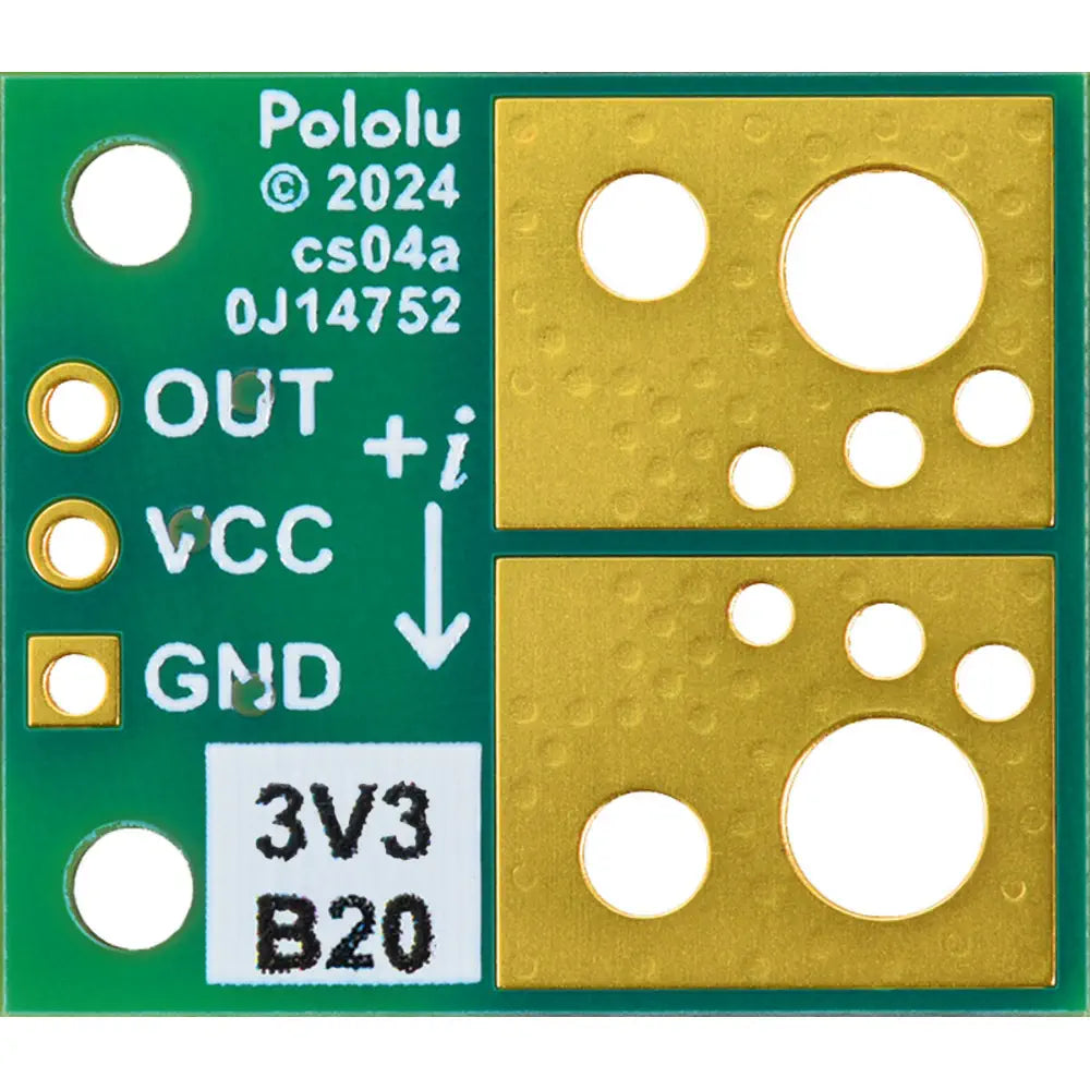 Pololu ACS72981ELRATR-200B3 Current Sensor Compact Carrier -200A to +200A, 3.3V