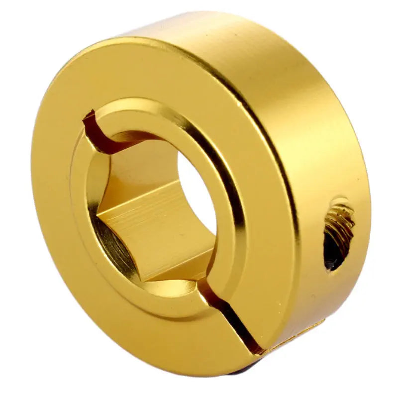 AndyMark 1/2 in. Hex Collar Clamps Gold, HD (0.5 in.), 1 Part