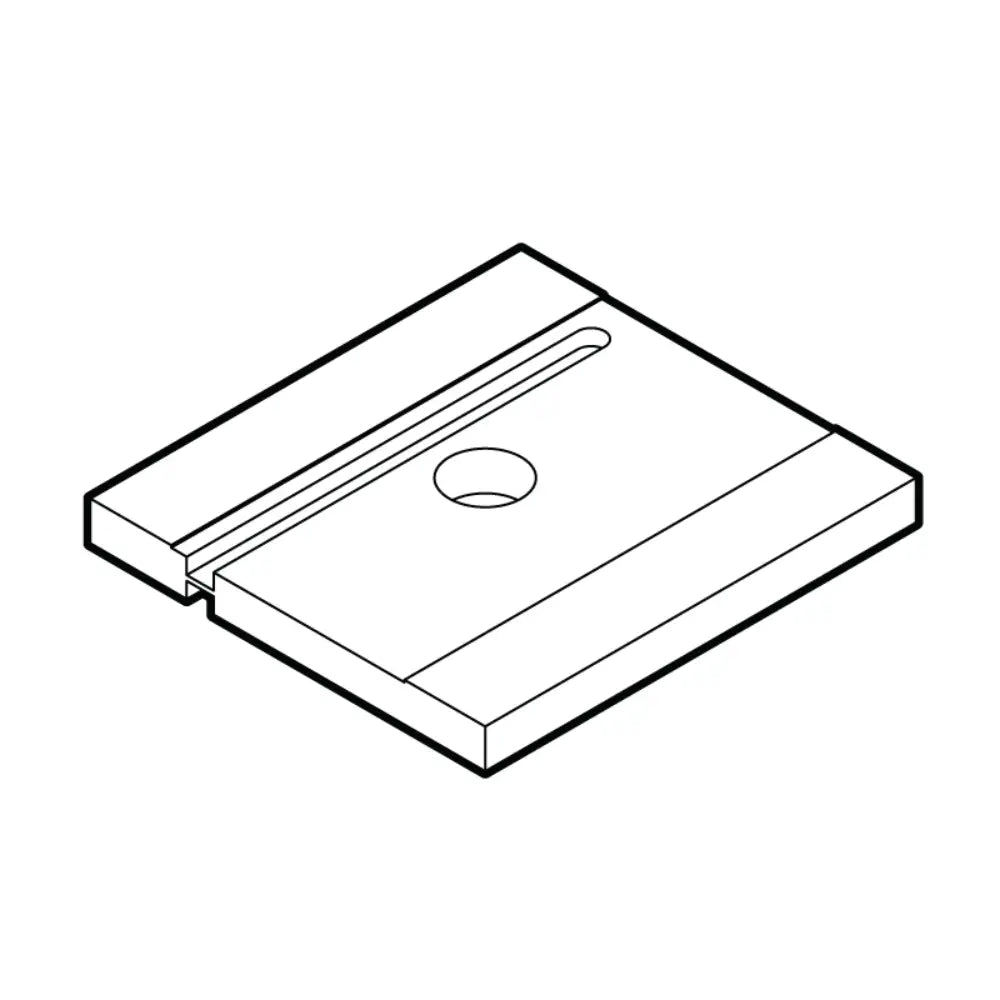 Sherline Lathe Riser Plate for 8" Table