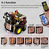 Keyestudio Educational Smart Little Turtle Robot V2.0 Kit for Arduino - Line Tracking Obstacle Avoidance Bluetooth &amp; IR Control - STEM Coding Learning Robot Kit for Kids &amp; Beginners