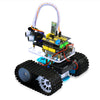 KEYESTUDIO DIY Mini Tank Smart Robot Car Kit for Arduino - Ultrasonic Obstacle Avoidance - Bluetooth Remote Control - STEM Coding &amp; Robotics Learning Kit for Kids &amp; Beginners