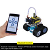 KEYESTUDIO DIY Mini Tank Smart Robot Car Kit for Arduino - Ultrasonic Obstacle Avoidance - Bluetooth Remote Control - STEM Coding &amp; Robotics Learning Kit for Kids &amp; Beginners