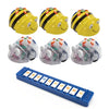 TTS 3 Bee-Bot and 3 Blue Bot Programmable Robots  with FREE 1 Tactile Code Reader - STEM Learning Coding Robotics for Kids Age 3+