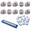 TTS 10 Blue-Bot Programmable &amp; Rechargeable Robot with FREE Tactile Reader and FREE Tactile Standard Extension Pack - STEM Learning Coding Robotics for Kids Age 3+