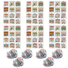 TTS 6-Pack Blue-Bot Programmable Floor Robot Bundle with 3D Community Construction Kit - See &amp; Say Educational Coding Robots - Sequencing Directional Learning STEM Kit for Kids Age 3+