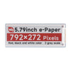Waveshare 5.79" E-Paper Module (B), E-Ink Display, 792x272, Red/Black/White, SPI Interface