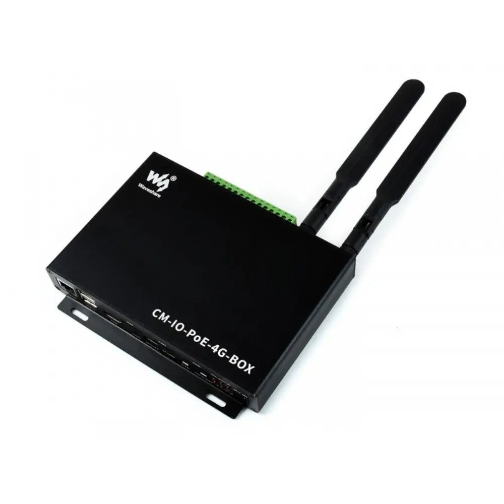 Waveshare Industrial IoT Mini-Computer Add-ons, 4G / PoE Features, Based on Raspberry Pi CM3 / CM3+ Series (US)