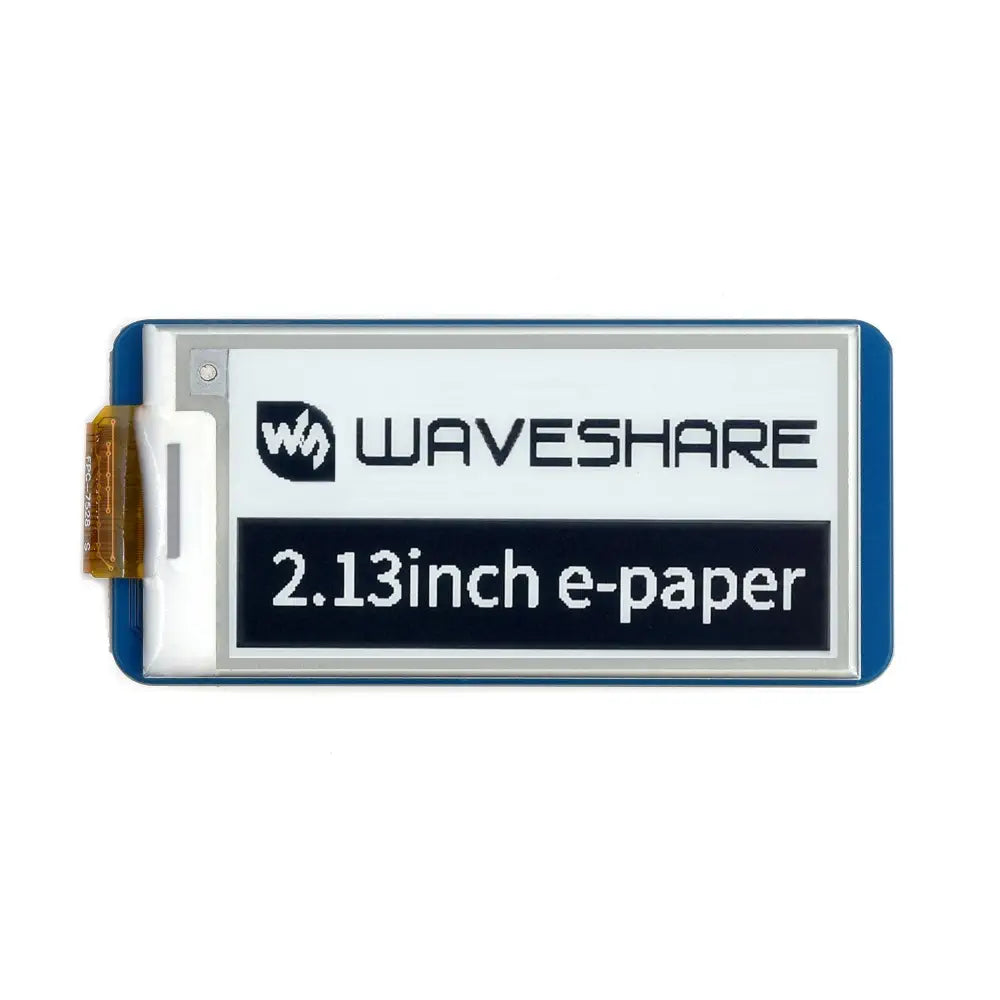 Waveshare 2.13" E-Paper E-Ink Display Module for Raspberry Pi Pico, 250×122, Black / White, SPI