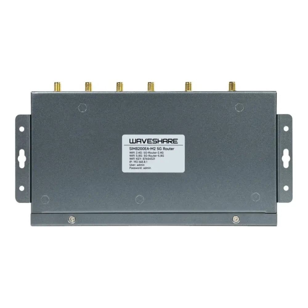 Waveshare SIM8200EA-M2 Industrial 5G Router, Wireless CPE, 5G/4G/3G Support, Snapdragon X55, Multi Mode Multi Band (US)