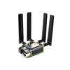Waveshare RM500Q-AE 5G HAT for Raspberry Pi, Quad Antennas LTE-A, Multi Band, 5G/4G/3G (US)