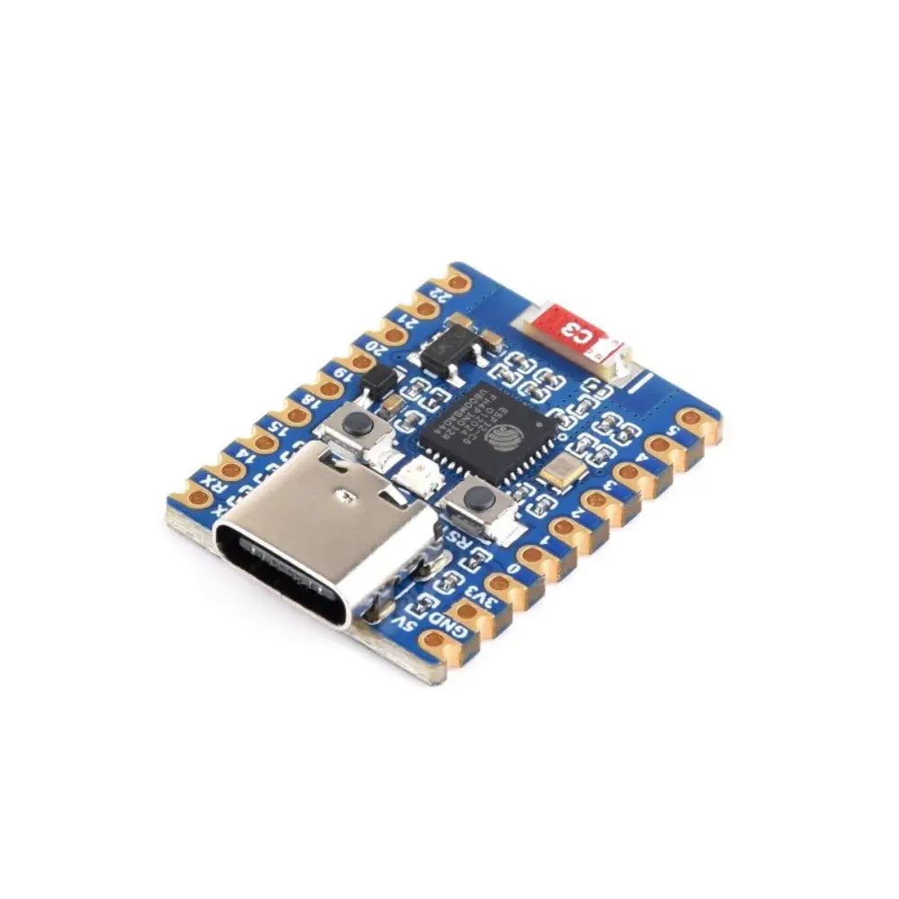 Waveshare ESP32-C6 Mini Dev Board, Based on ESP32-C6FH4, 2.4GHz WiFi 6 & Bluetooth 5 (W/ Headers)