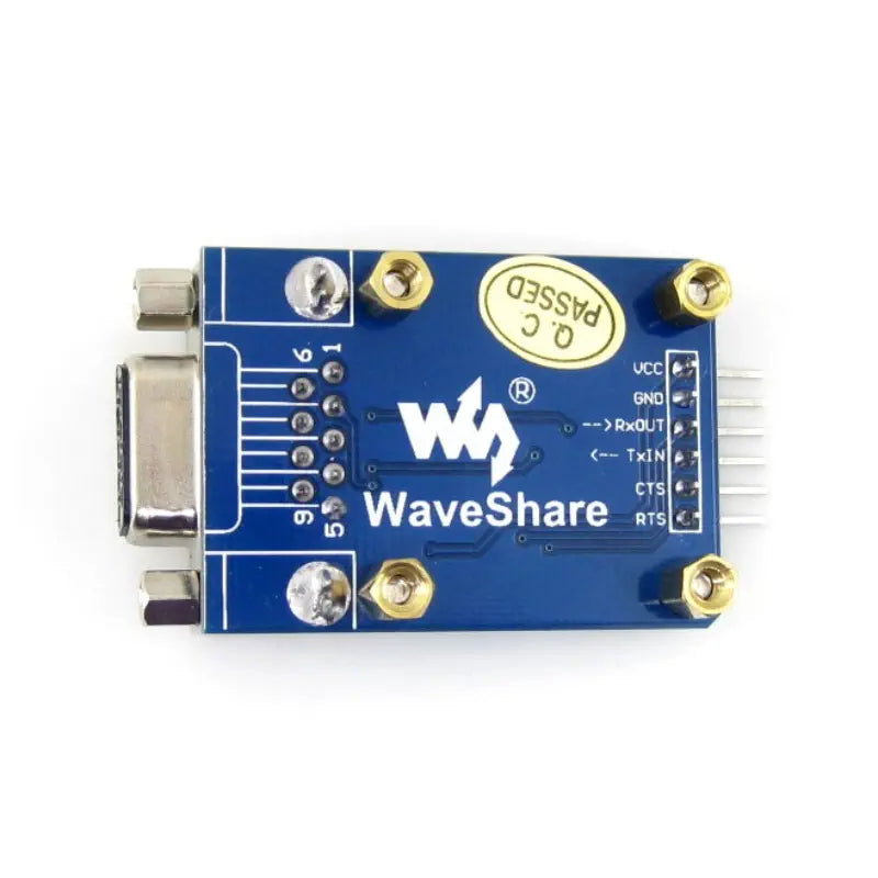 Waveshare RS232 Communication Board SP3232, 3V-5.5V, ESD Enhanced, Hardware Flow Control