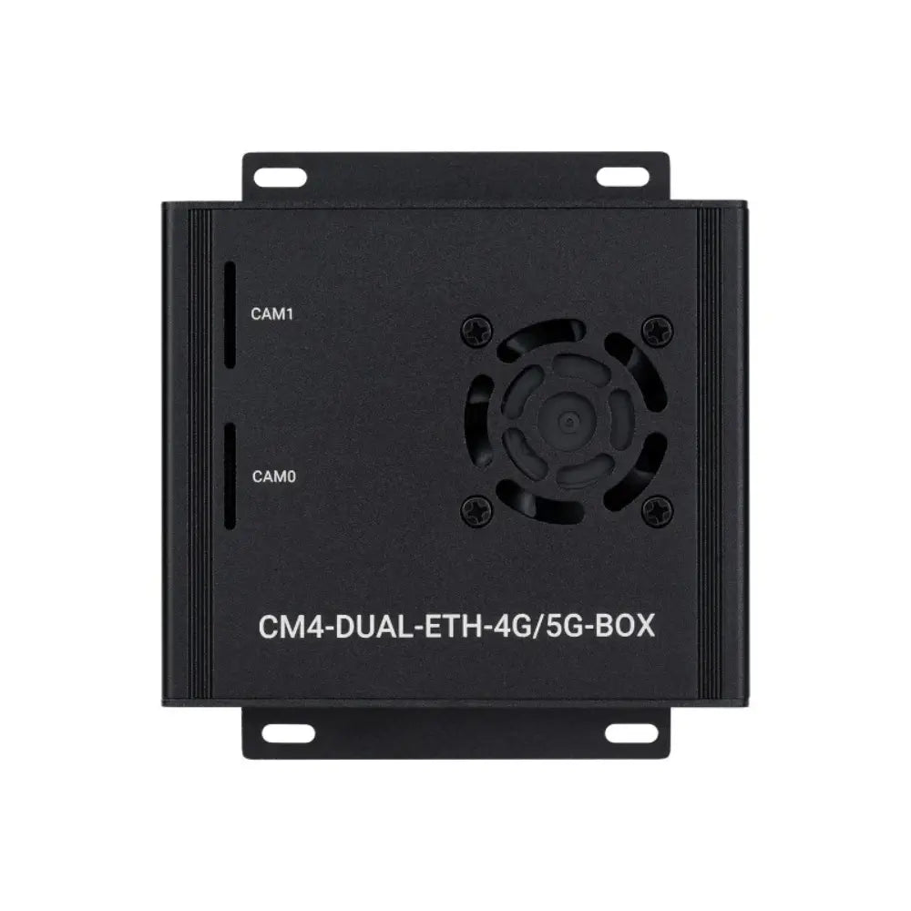 Waveshare Dual Gigabit Ethernet 5G/4G Mini-Computer Based on Raspberry Pi Compute Module 4 (not Included) (US)