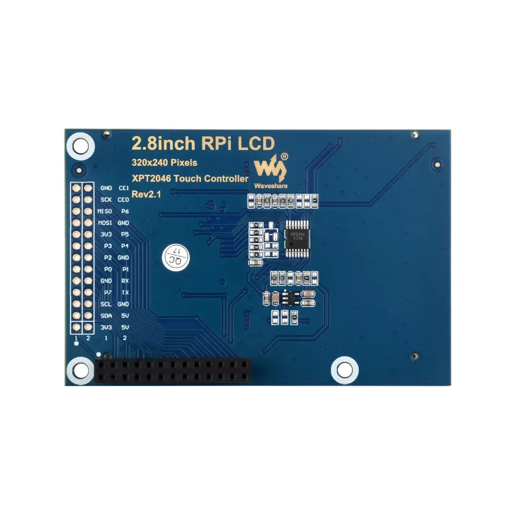 Waveshare 2.8 " RPi LCD (A), 320×240, Resistive Touch Screen for Raspberry Pi