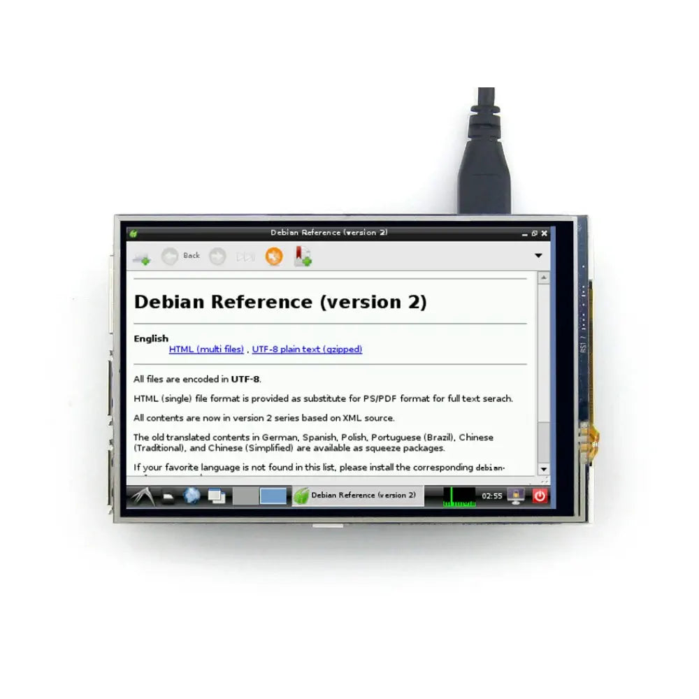 Waveshare 4" RPi LCD (A), 480x320