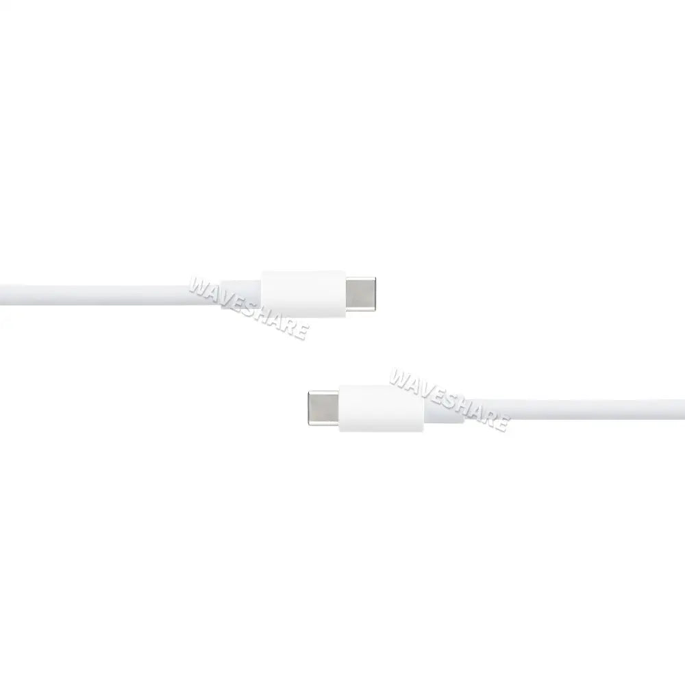 Waveshare Type-C to Type-C 100W Fast Charging Data Cable, 1m Cable Length, Supports 5A High Current