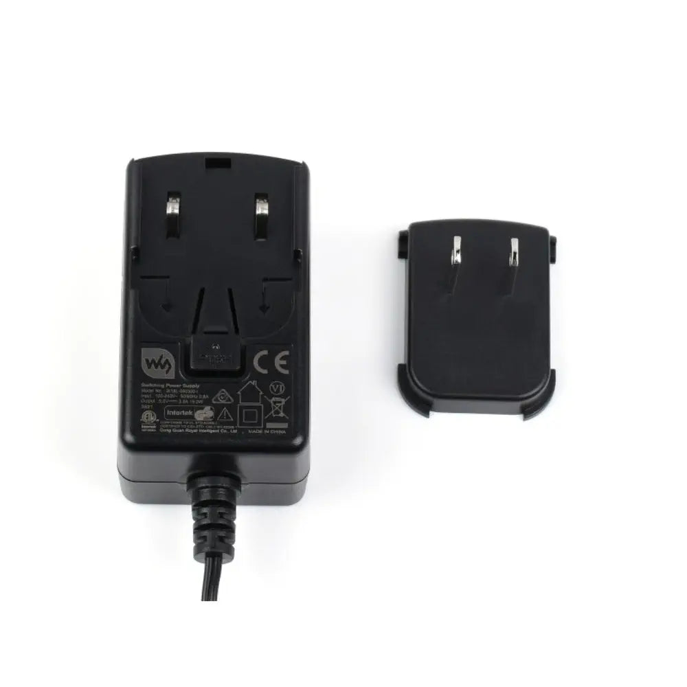 Waveshare Power Supply Adapter, 5V/3A, Micro USB Output Connector (US)