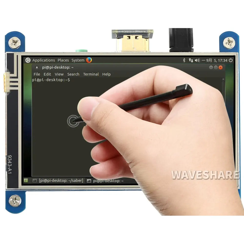 Waveshare 4" Resistive Touch Screen LCD (H), 480×800, HDMI, IPS
