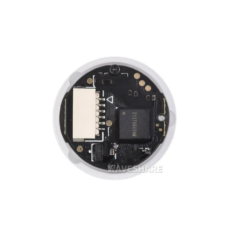 Waveshare Round 2D Codes Scanner Module, Barcode/QR Code Reader w/ LED Indicator, Small Size, Easy to Integrate