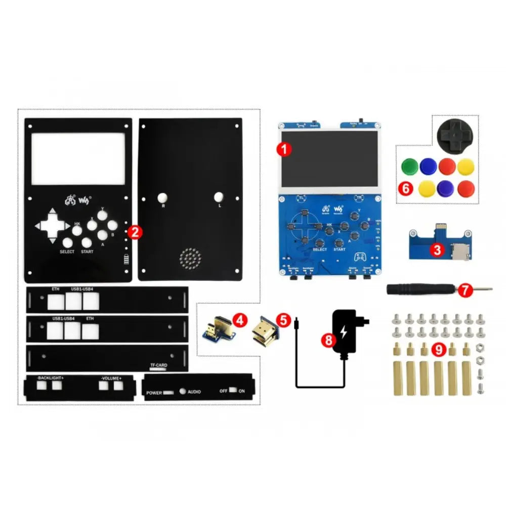 Waveshare GamePi43 Add-Ons for Raspberry Pi to Build GamePi43 (US)