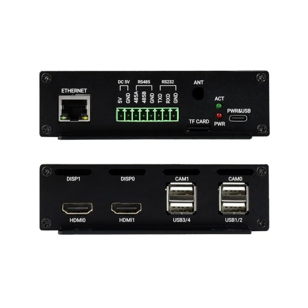 Waveshare PoE Mini-Computer (Type B) Based on Raspberry Pi Compute Module 4 (not Included) (US)