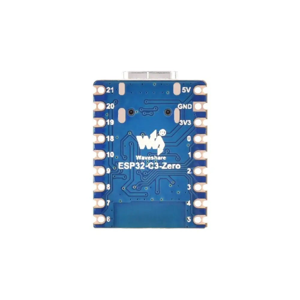 Waveshare ESP32-C3 Mini Dev Board, Based on ESP32-C3FN4, 160MHz, 2.4GHz Wi-Fi & Bluetooth 5 (No Headers)