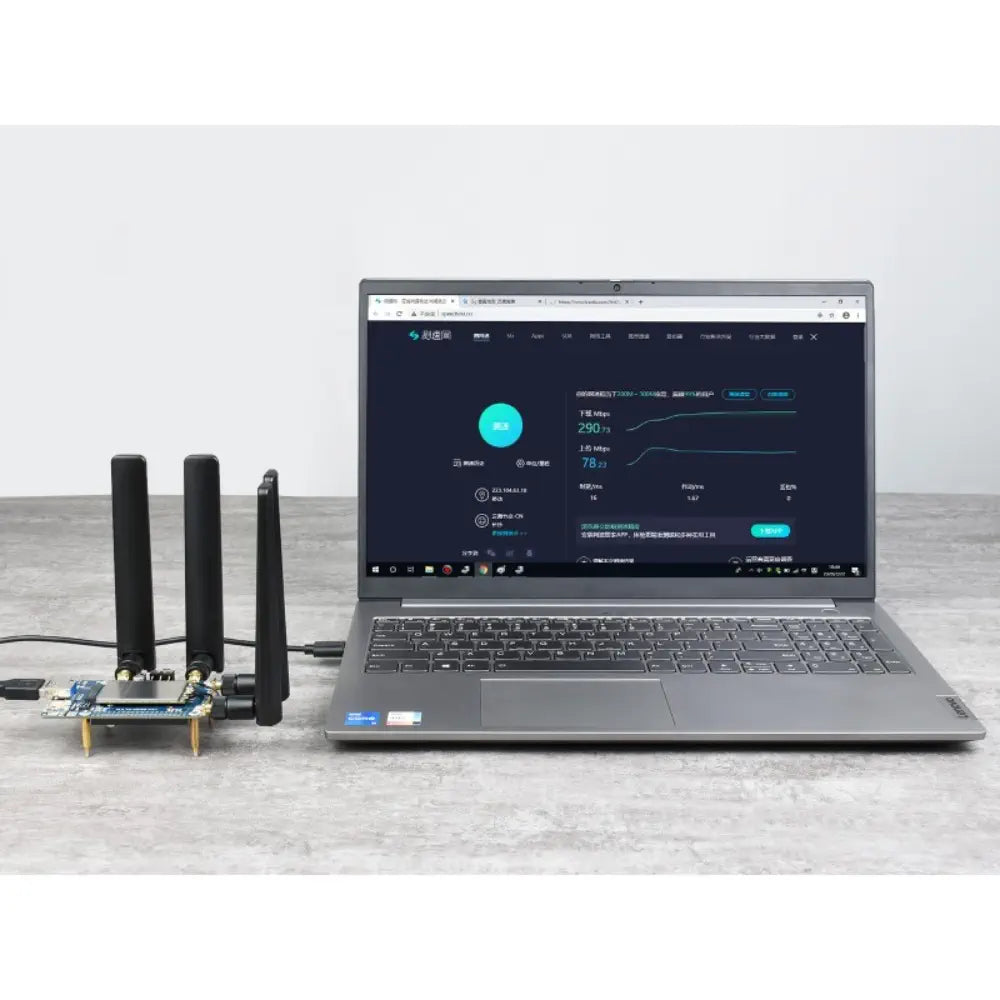 Waveshare RM500U-CNV 5G HAT for Raspberry Pi, Quad Antenna LTE-A, Multi Band, 5G/4G/3G (Case, US)