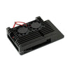 Waveshare Case for Raspberry Pi 4, Dual Cooling Fans
