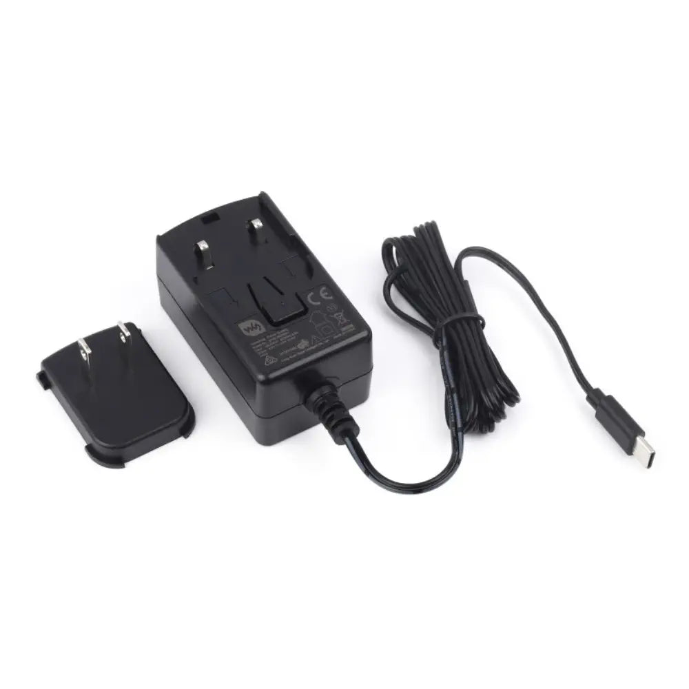 Waveshare Raspberry Pi 4 USB-C Power Supply, 5V / 3A (US)
