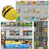 TTS Bee-Bot Coding Robot - See &amp; Say with Seaside, French Town &amp; Busy Street Mats - STEM Programming, Audio Playback, 200-Step Memory | Age 3+