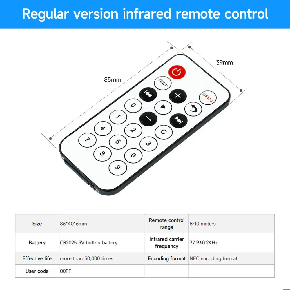 Yahboom Infrared remote controller- Regular Version