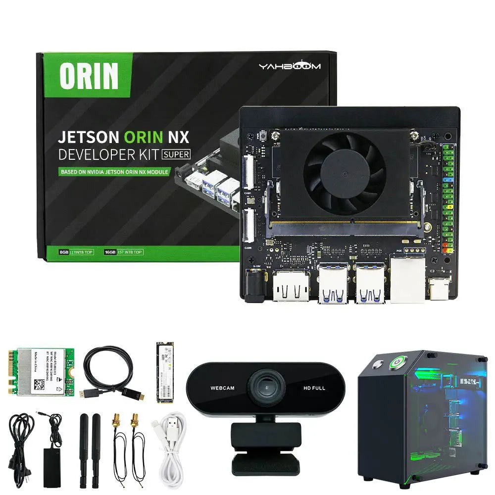 Yahboom Jetson Orin NX 16GB Super Development Kit Based On NVIDIA Core Module For ROS AI Deep Learning-Mini PC Kit
