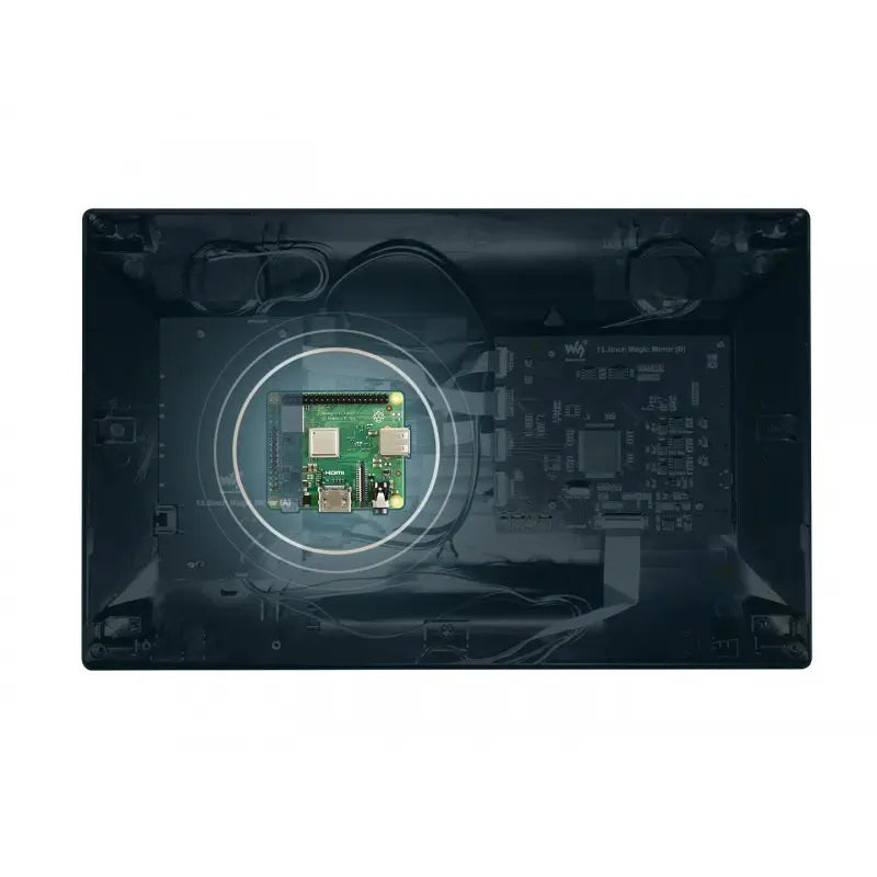 Waveshare 13.3" Magic Mirror, Voice Assistant, Touch Control, Raspberry Pi 3A+ Inside (US)