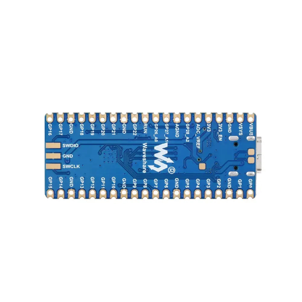 Waveshare RP2040-plus 16MB, Pico-Like MCU Board Based on RP2040, w/o Header