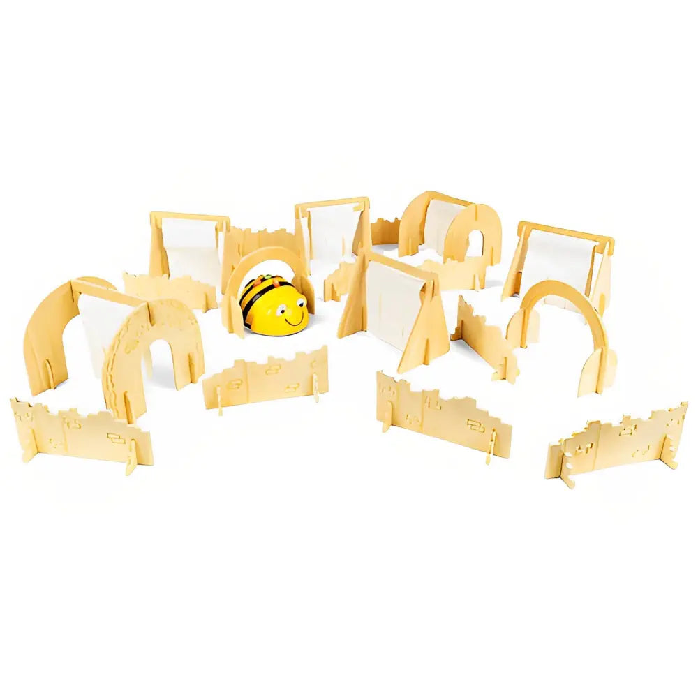 Bee-Bot Obstacle Course - 10 Wall Pieces, 6 Doorways, 2 Arches, Programmable Floor Robot Accessories, STEM Educational Activity Kit for Classroom &amp; Home Coding Play | 3+ Years