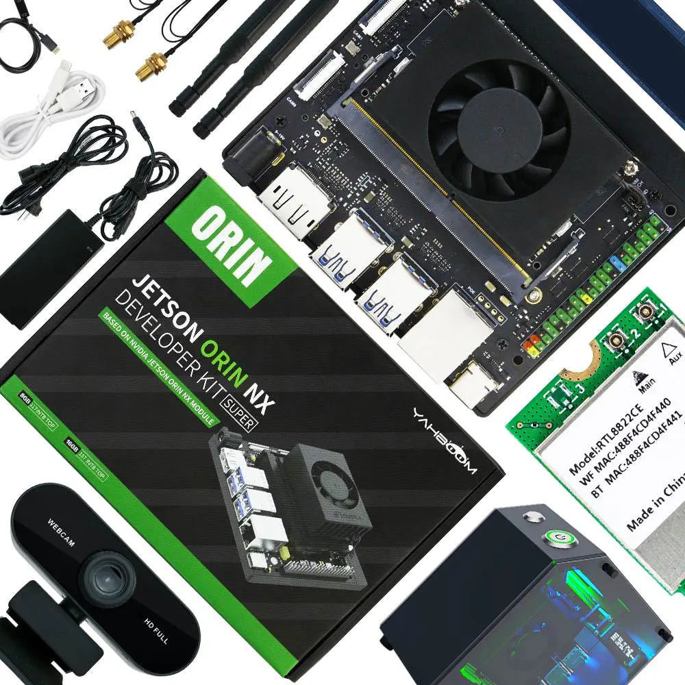 Jetson Orin NX Developer Kit 8GB RAM Super Version with NVIDIA Core Module for ROS AI Deep Learning--Mini PC Kit