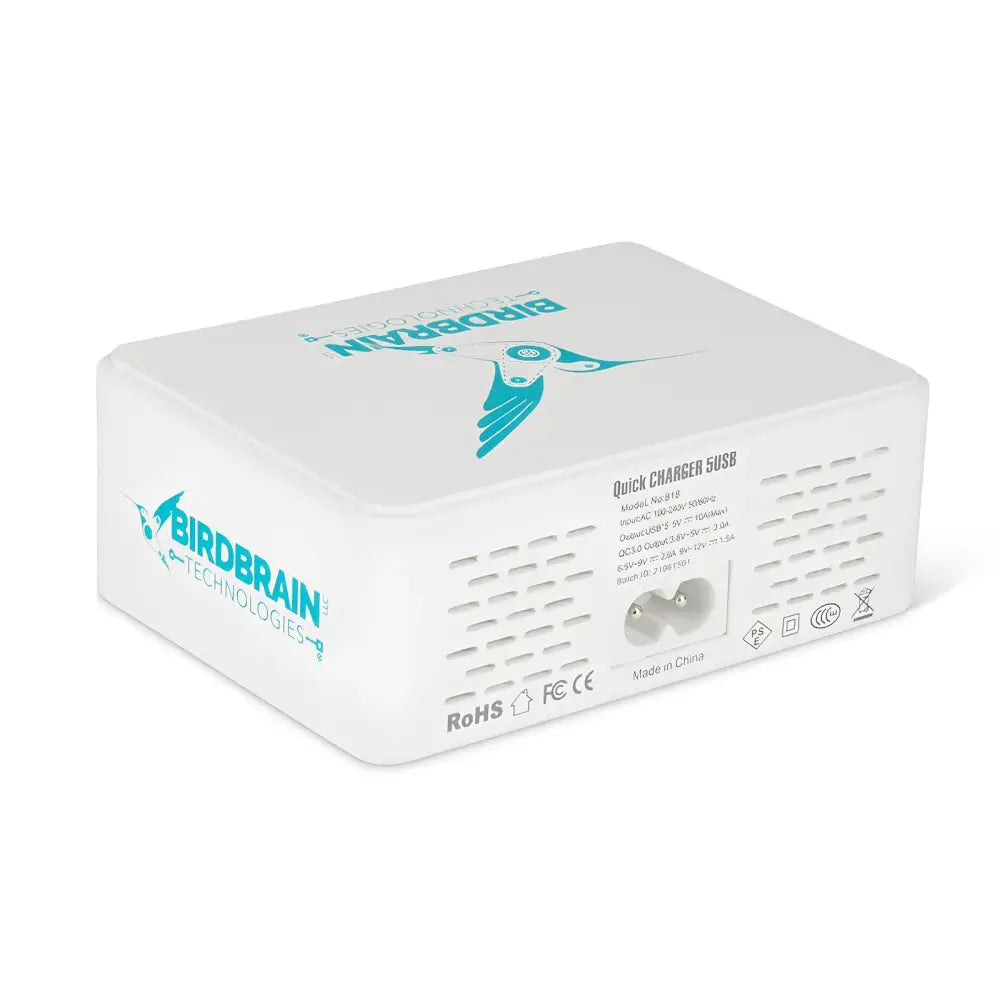 BirdBrain USB Charging Hub for Finch Coding Robot, Educational STEM Activity Robots Charger 5-Port USB-Type A Robotic Accessories