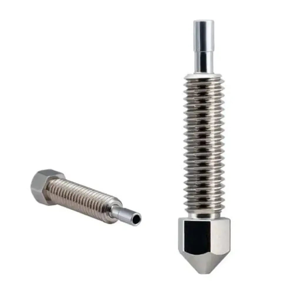 Micro Swiss Brass Plated Wear Resistant Nozzle for FlowTechT Hotend - 0.6mm