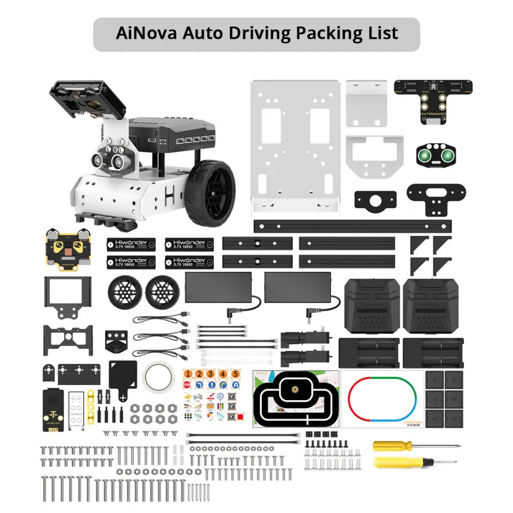 Hiwonder AiNova Intelligent Vision Robot Car Graphical Python/ Scratch Program (Standard Kit)