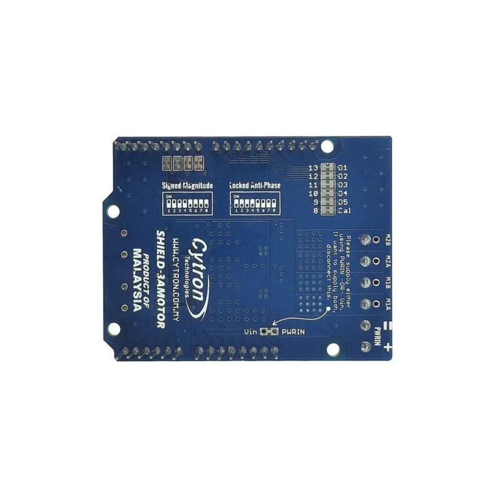 Cytron 1.2Amp 7V-30V DC Motor Driver Shield for Arduino (2 Channels)