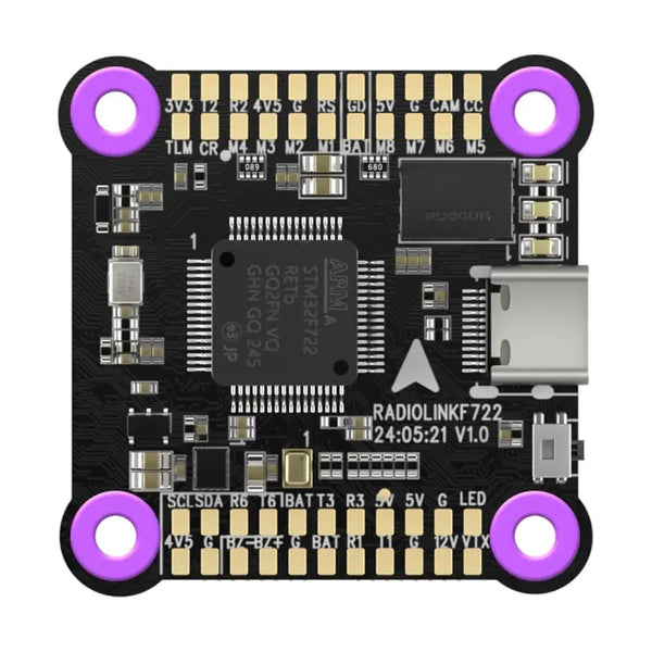 Radiolink F722 Racing Flight Controller Integrated OSD BEC Open