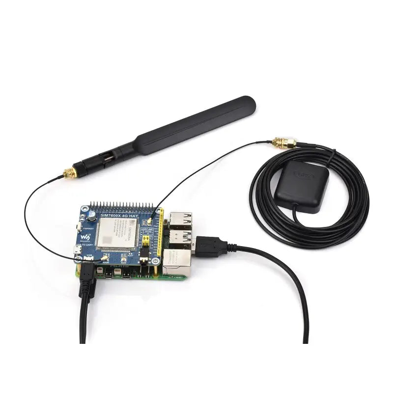 Waveshare SIM7600NA-H 4G HAT for Raspberry Pi, LTE Cat-4 4G Support (NA)