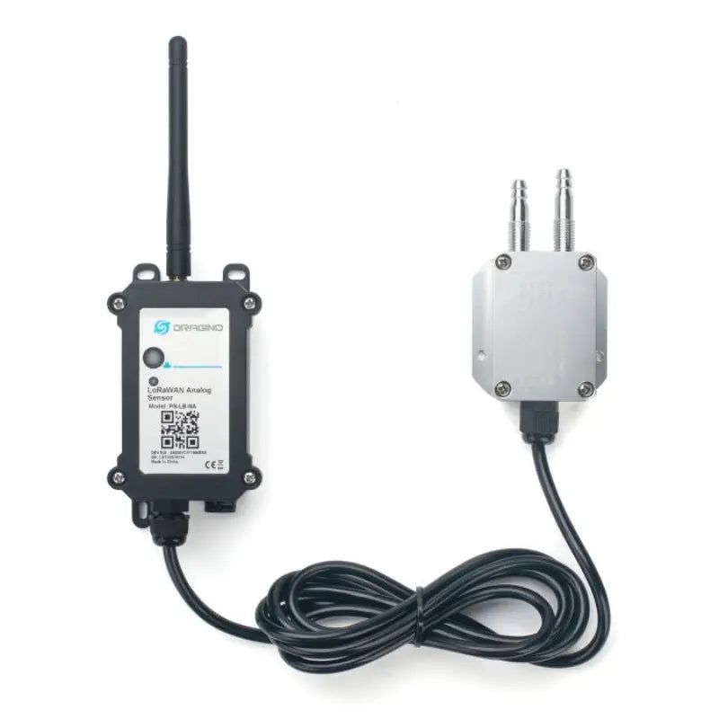 Dragino PS-LB-D LoRaWAN Differential Pressure Sensor (8500mAh Li/SOCl2 / US915 / -1- 1KPa)