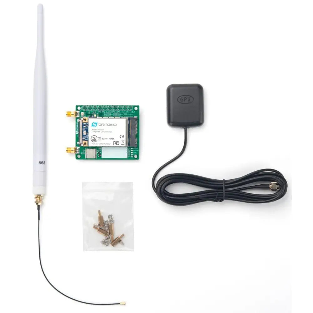 Dragino PG1302 LoRaWAN Concentrator w/ RPi Converter Board for RPI 3/4 (US915)