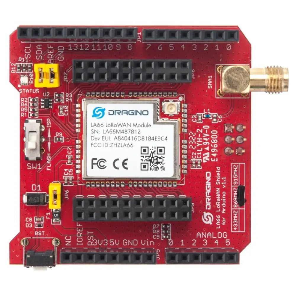 Dragino LA66 LoRaWAN Shield (US915)