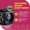 Modular Robotics Brightness Cubelet - STEM Robotics Kit - Light Sensor Robot Block - Modular Building Robot for Kids - No Code Coding Toy &amp; Educational STEM Learning | Ages 4+ (46×46×46 mm)