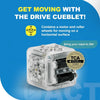 Modular Robotics Drive Cubelet - STEM Robotics Sensor Block - Motorized Drive Movement Module - Modular Building Robot for Kids - No Code Coding Toy &amp; STEM Learning | Ages 4+ (46×46×46 mm)