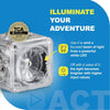 Modular Robotics Flashlight Cubelet - STEM Robotics Sensor Block - LED Light Output Block - Modular Building Robot for Kids - Smart Light Control &amp; No Code Coding Learning Toy | Ages 4+ (46×46×46 mm)