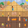 Ancient Egypt Mat for Loti-Bot Coding Toy Robot Accessory - STEM Educational Activity Playmats