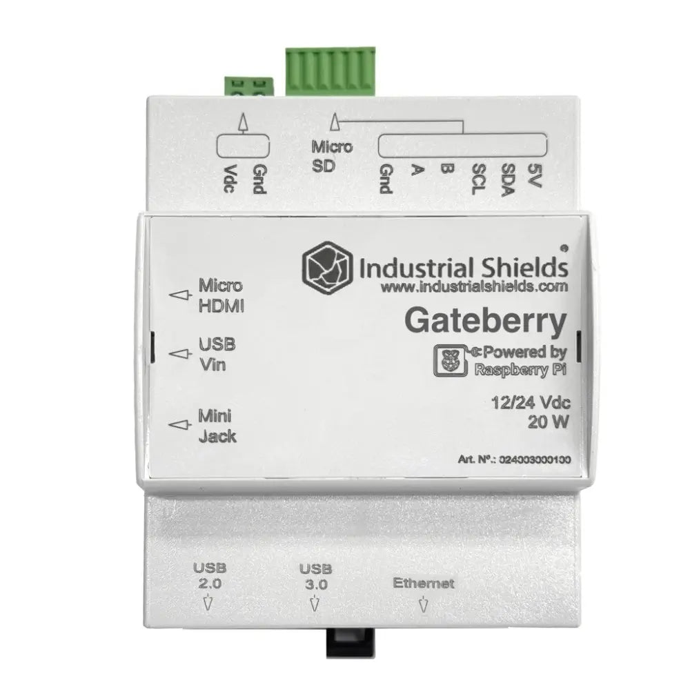 Industrial Shields GateBerry PI (w/o Raspberry Pi 4)
